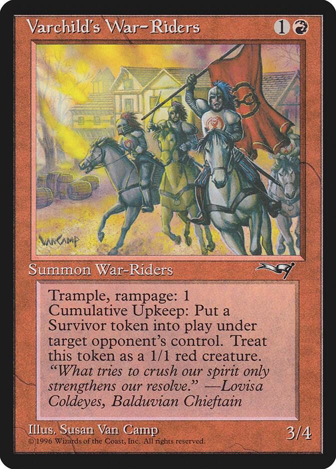 Varchild's War-Riders, Alliances 122
