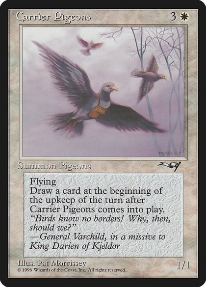 Carrier Pigeons, Alliances 126