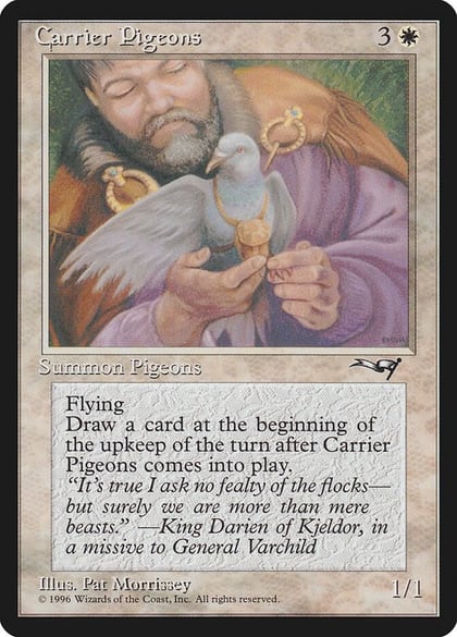 Carrier Pigeons (Hand), Alliances 126
