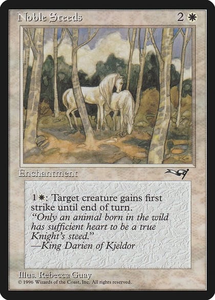 Noble Steeds (Trees in Forefront), Alliances 141