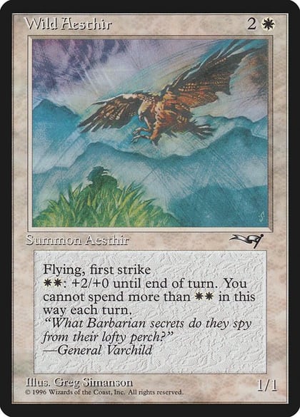 Wild Aesthir (Blue Mountains), Alliances 155