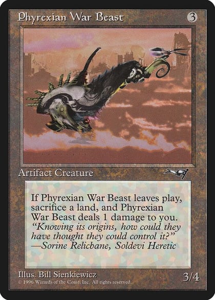 Phyrexian War Beast (Facing Right), Alliances 170