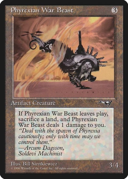 Phyrexian War Beast, Alliances 170