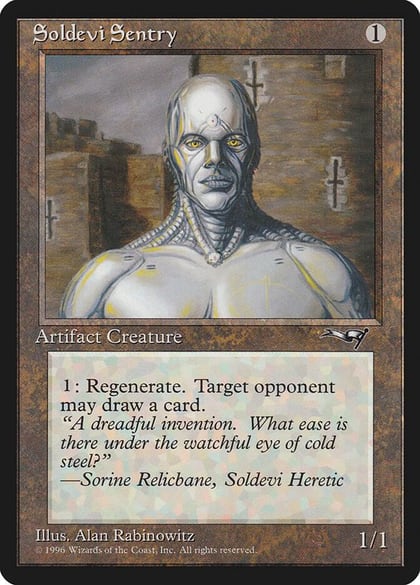 Soldevi Sentry (Close-Up), Alliances 176