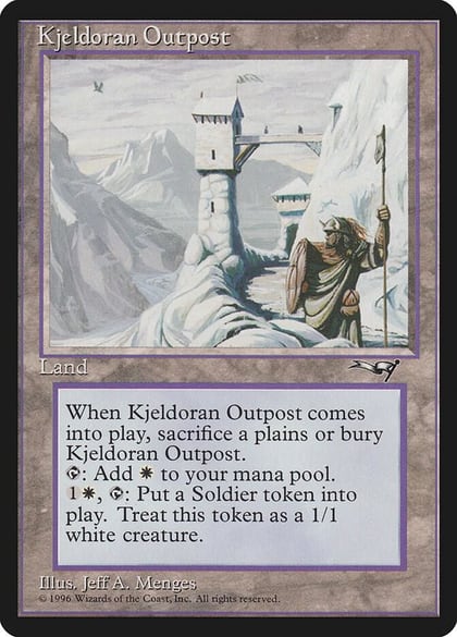 Kjeldoran Outpost, Alliances 184