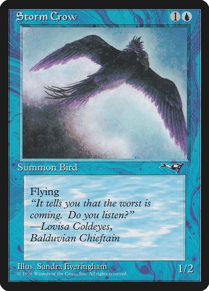 Storm Crow (Flying Right), Alliances 55
