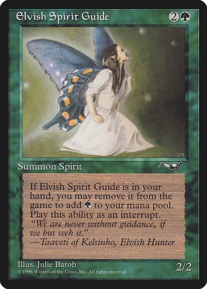 Elvish Spirit Guide, Alliances 69
