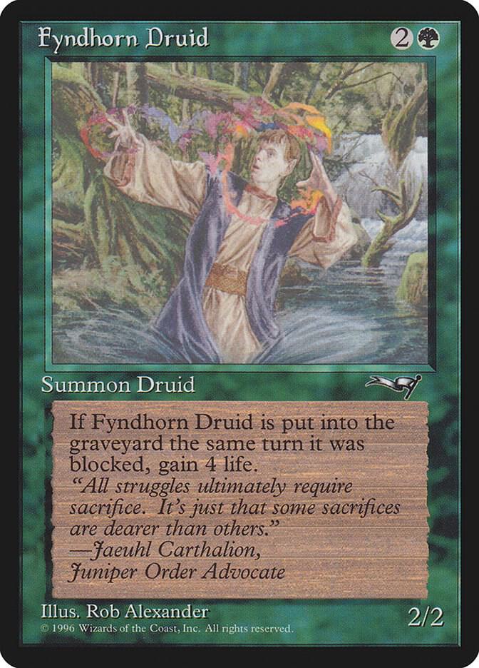 Fyndhorn Druid, Alliances 71