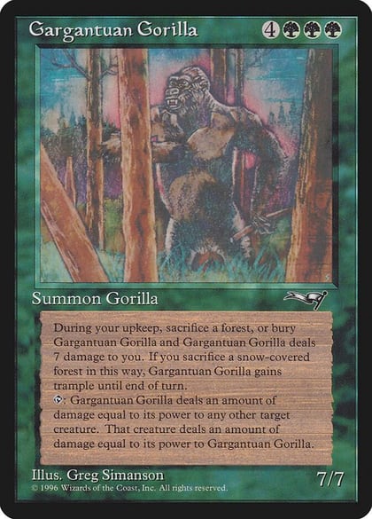 Gargantuan Gorilla, Alliances 72