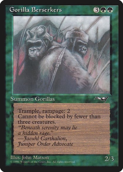 Gorilla Berserkers (Closed Mouth), Alliances 76