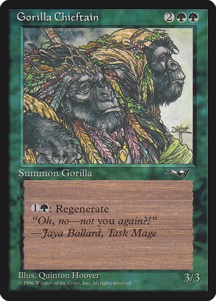 Gorilla Chieftain (2 Gorillas), Alliances 78