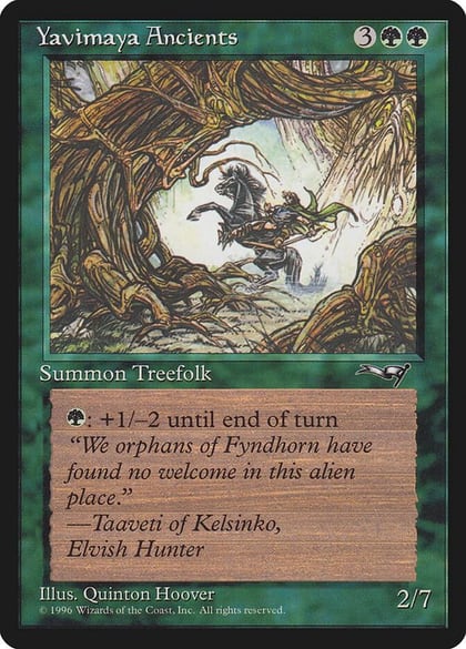 Yavimaya Ancients (Rearing Horse), Alliances 92
