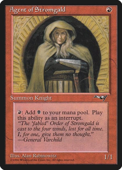 Agent of Stromgald, Alliances 95