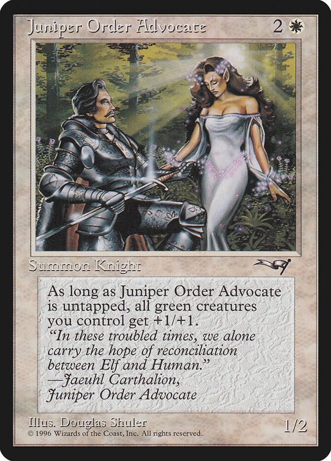 Juniper Order Advocate, Alliances #4172