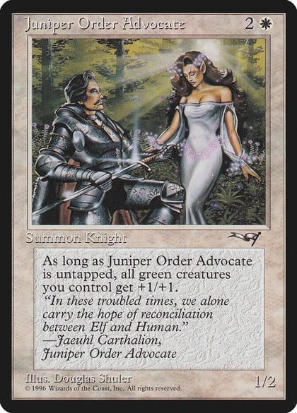Juniper Order Advocate, Alliances #4172