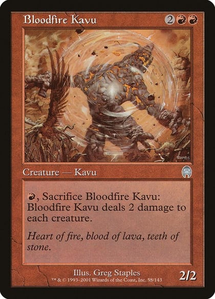 Bloodfire Kavu, Apocalypse 58