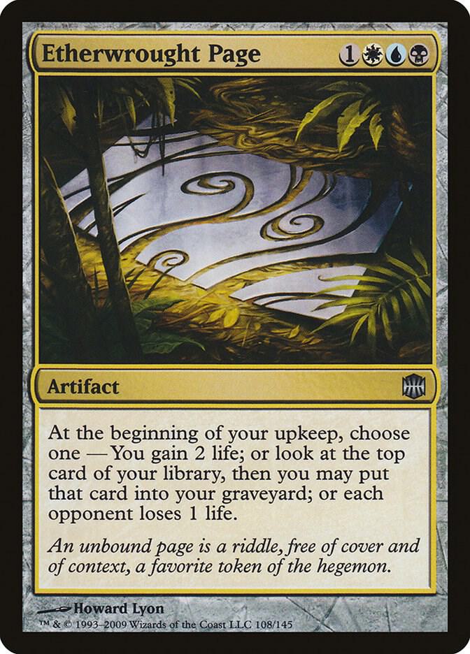 Etherwrought Page, Alara Reborn 108