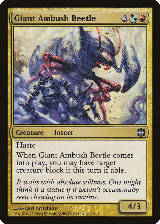 Giant Ambush Beetle, Alara Reborn 137