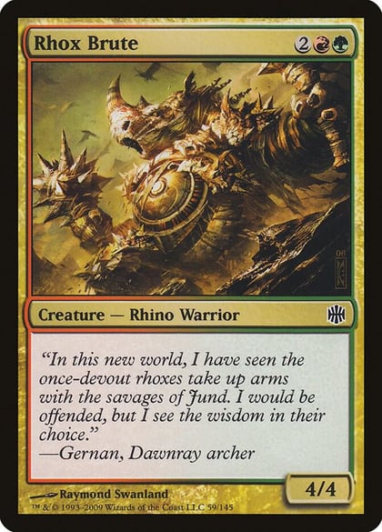 Rhox Brute, Alara Reborn 59