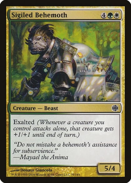 Sigiled Behemoth, Alara Reborn 79