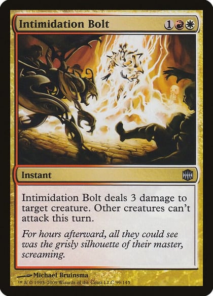Intimidation Bolt, Alara Reborn 99