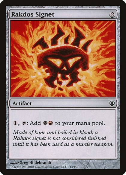 Rakdos Signet, Archenemy 114