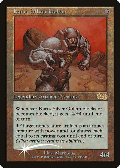 Karn, Silver Golem, Arena Promos 298