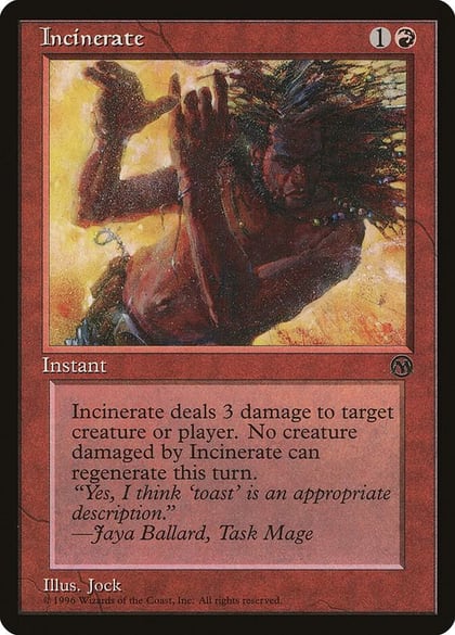 Incinerate, Arena Promos #21704