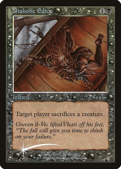 Diabolic Edict, Arena Promos #37976