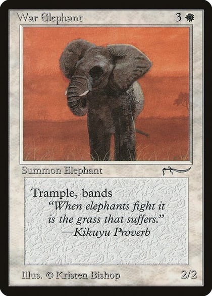War Elephant (Light), Arabian Nights #18155