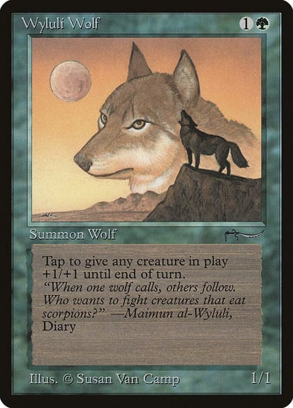 Wyluli Wolf (Light), Arabian Nights #18156