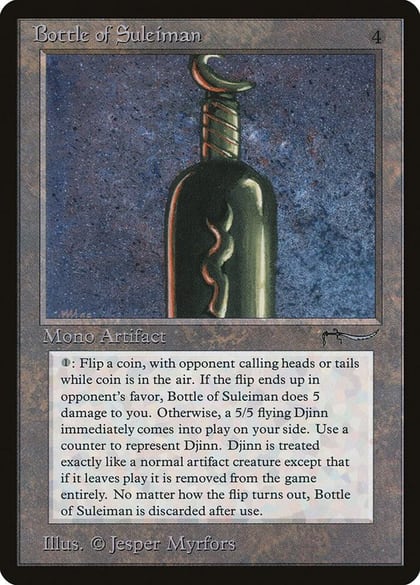 Bottle of Suleiman, Arabian Nights #3171