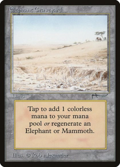 Elephant Graveyard, Arabian Nights #3187