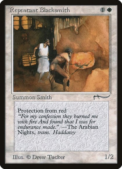 Repentant Blacksmith, Arabian Nights #3232