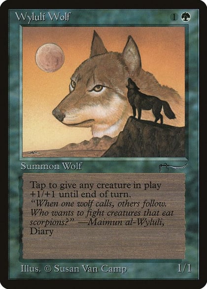 Wyluli Wolf, Arabian Nights #3249