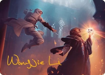 Mortify Art Card (Gold-Stamped Signature), Art Series: Universes Beyond: Assassin's Creed 12
