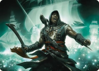 Adewale, Breaker of Chains Art Card, Art Series: Universes Beyond: Assassin's Creed 14