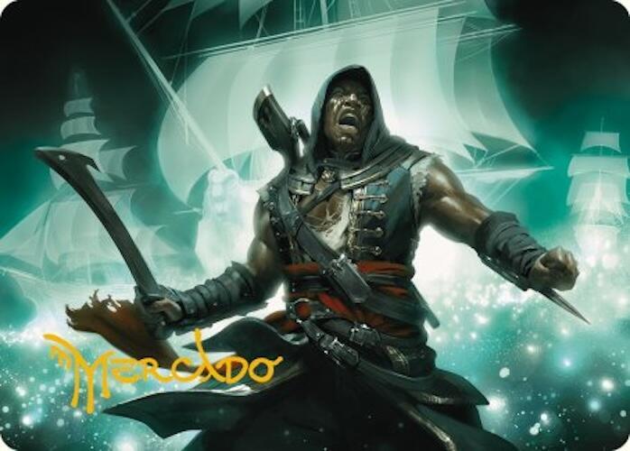Adewale, Breaker of Chains Art Card (Gold-Stamped Signature), Art Series: Universes Beyond: Assassin's Creed 14
