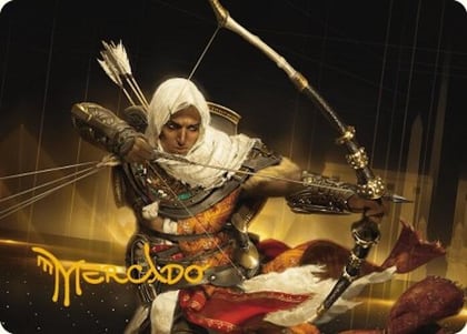 Bayek of Siwa Art Card (Gold-Stamped Signature), Art Series: Universes Beyond: Assassin's Creed 16