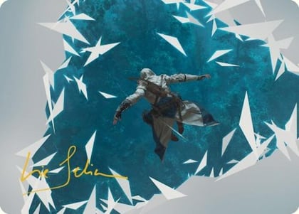 Restart Sequence Art Card (Gold-Stamped Signature), Art Series: Universes Beyond: Assassin's Creed 3