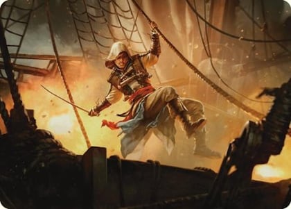Edward Kenway Art Card, Art Series: Universes Beyond: Assassin's Creed 5