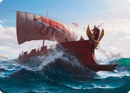Adrestia Art Card, Art Series: Universes Beyond: Assassin's Creed 8