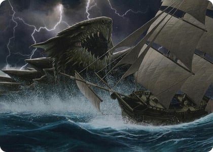Dragon Turtle Art Card, Art Series: Adventures in the Forgotten Realms 10