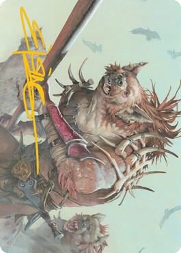 Gnoll Art Card (Gold-Stamped Signature), Art Series: Adventures in the Forgotten Realms 11