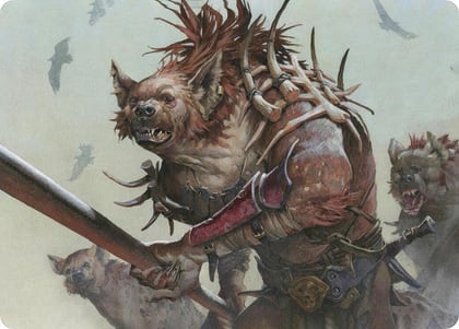 Gnoll Art Card, Art Series: Adventures in the Forgotten Realms 11