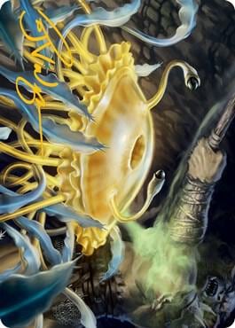 Flumph Art Card (Gold-Stamped Signature), Art Series: Adventures in the Forgotten Realms 12