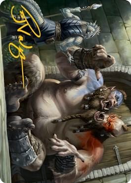 Ettin Art Card (Gold-Stamped Signature), Art Series: Adventures in the Forgotten Realms 13