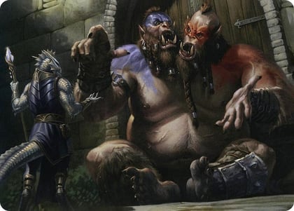 Ettin Art Card, Art Series: Adventures in the Forgotten Realms 13