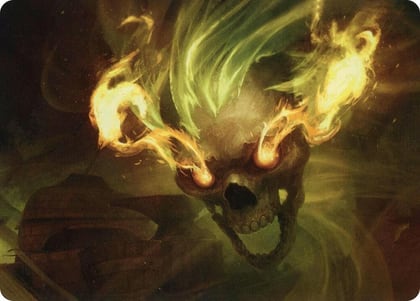 Flameskull Art Card, Art Series: Adventures in the Forgotten Realms 14