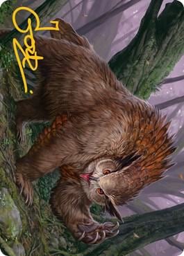 Owlbear Art Card (Gold-Stamped Signature), Art Series: Adventures in the Forgotten Realms 15